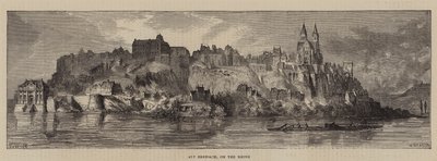 Alt Breisach, on the Rhine by Henry William Brewer